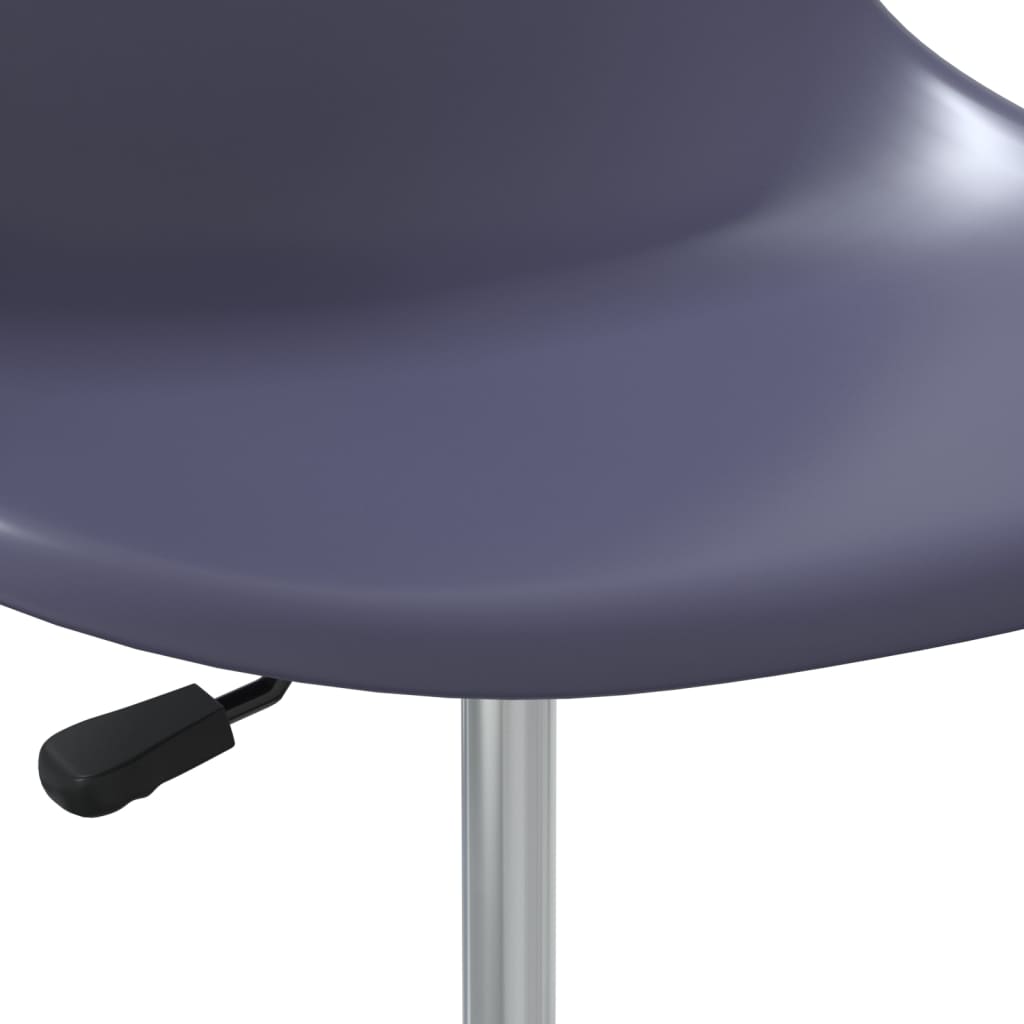 Pyörivät ruokatuolit 6 kpl violetti PP - Sisustajankoti.fi