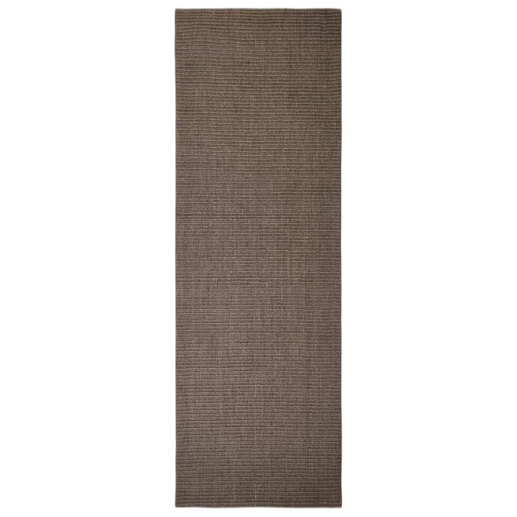 Matto luonnollinen sisal 66x200 cm ruskea - Sisustajankoti.fi