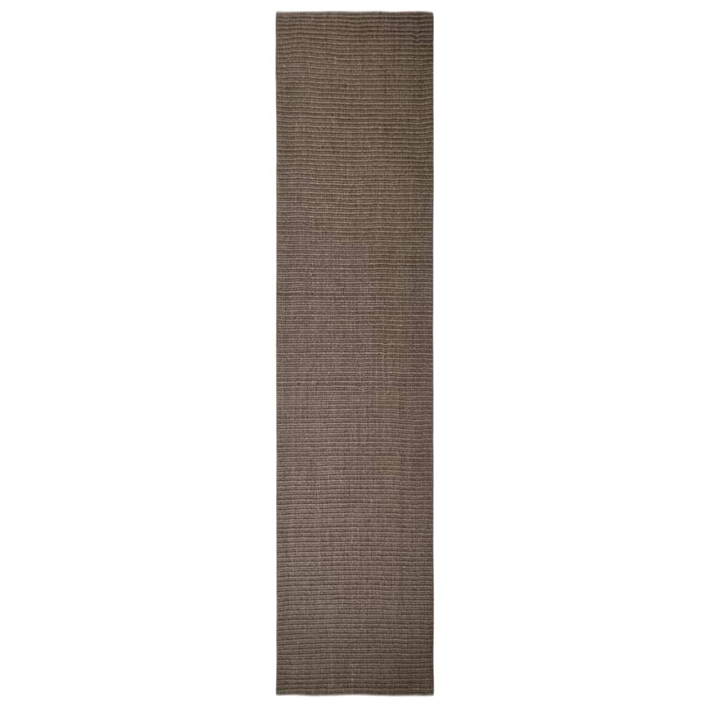 Matto luonnollinen sisal 80x350 cm ruskea - Sisustajankoti.fi