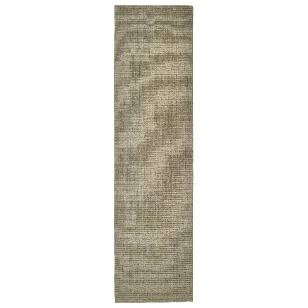 Matto luonnollinen sisal 66x250 cm harmaanruskea - Sisustajankoti.fi