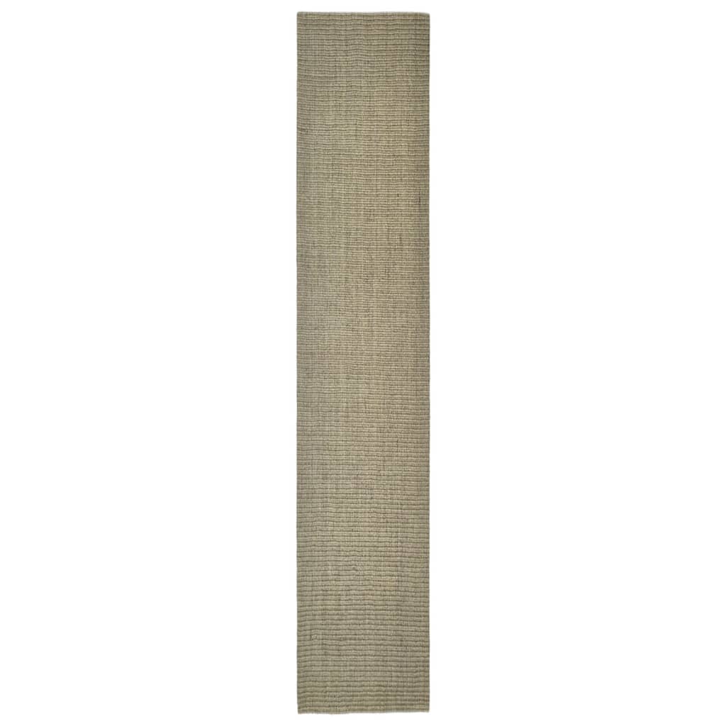 Matto luonnollinen sisal 66x350 cm harmaanruskea - Sisustajankoti.fi
