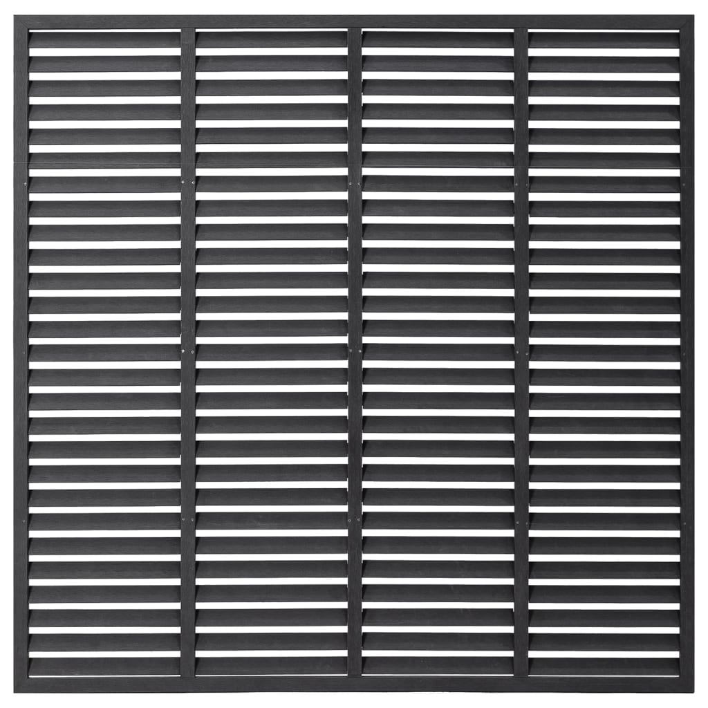 Säleikköaita WPC 180x180 cm harmaa - Sisustajankoti.fi
