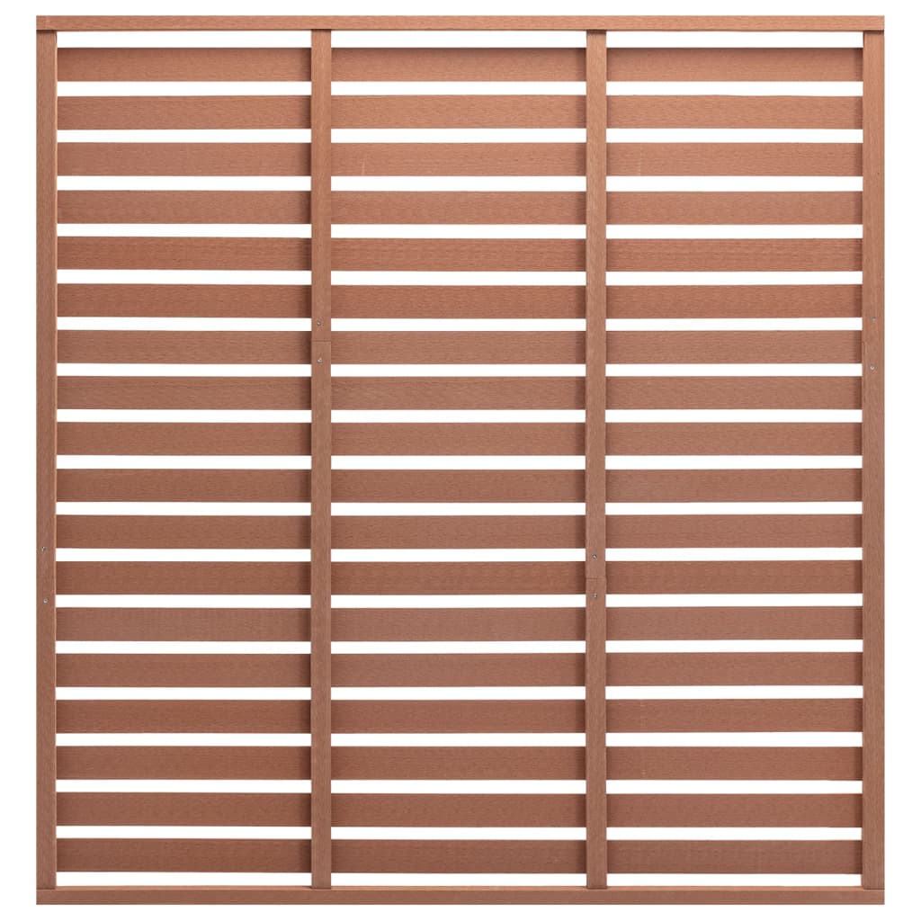 Aitapaneeli WPC 180x180 cm ruskea - Sisustajankoti.fi