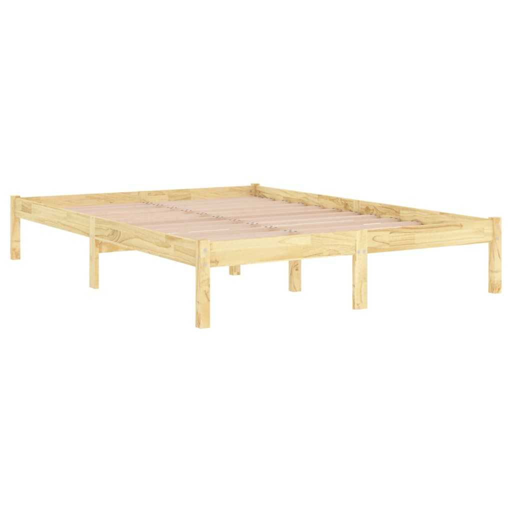 Sängynrunko täysi mänty 200x200 cm - Sisustajankoti.fi
