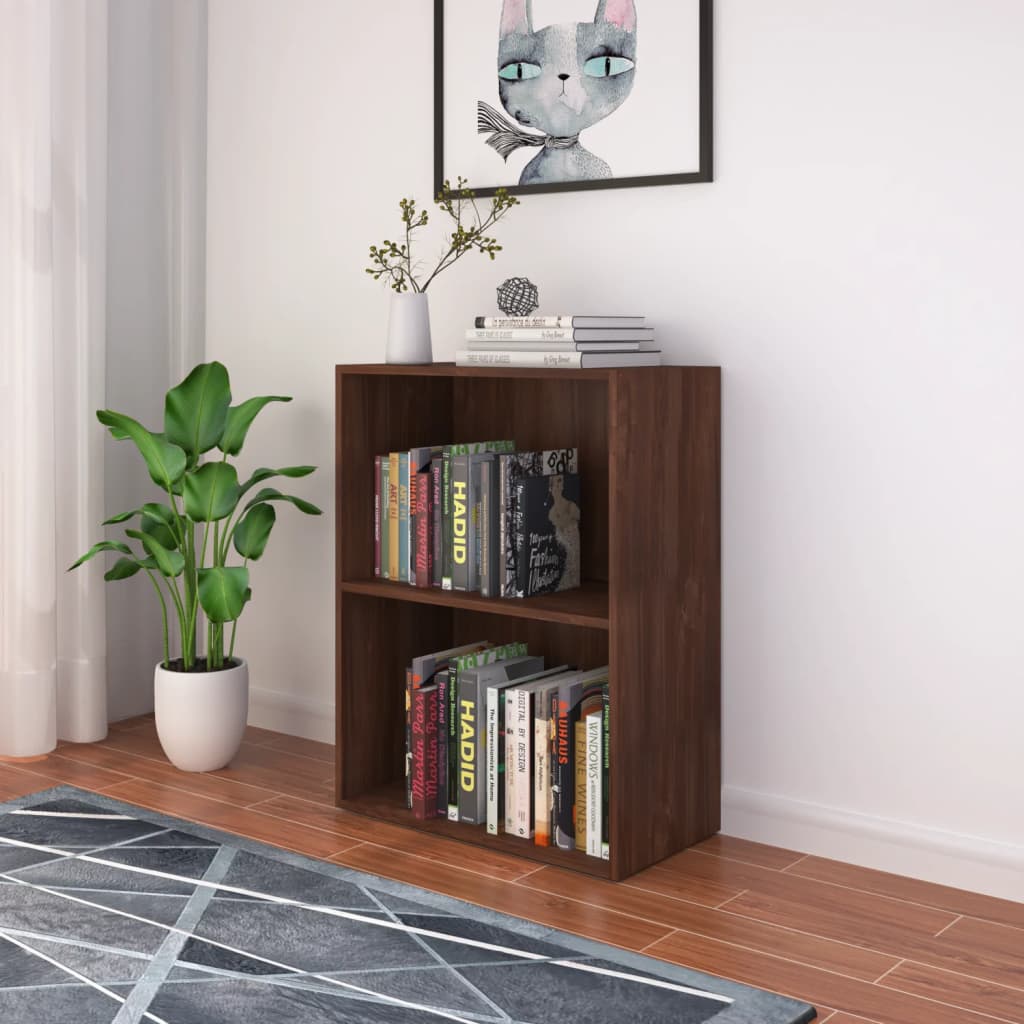 Kirjahylly lastulevy 60x31x78 cm ruskea tammi - Sisustajankoti.fi