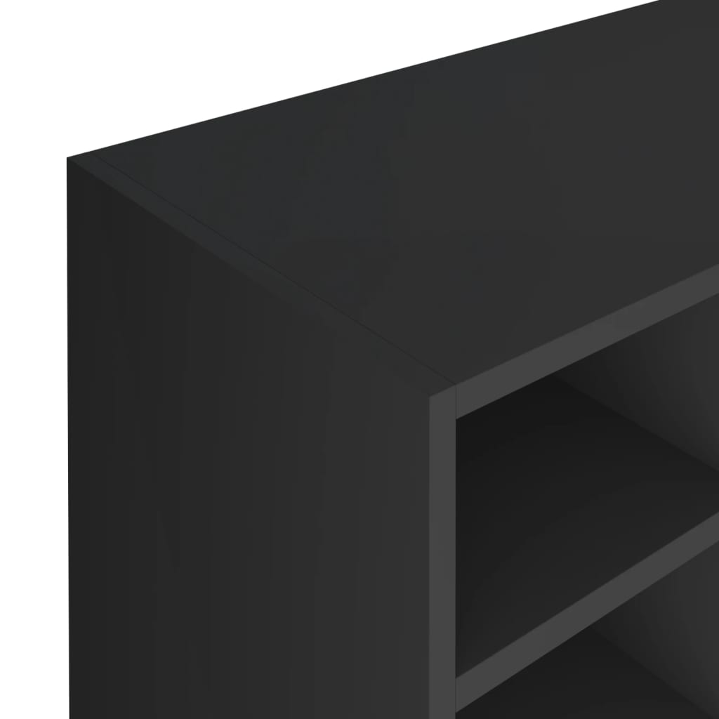 Kenkäteline lastulevy 92x30x67,5 cm musta - Sisustajankoti.fi