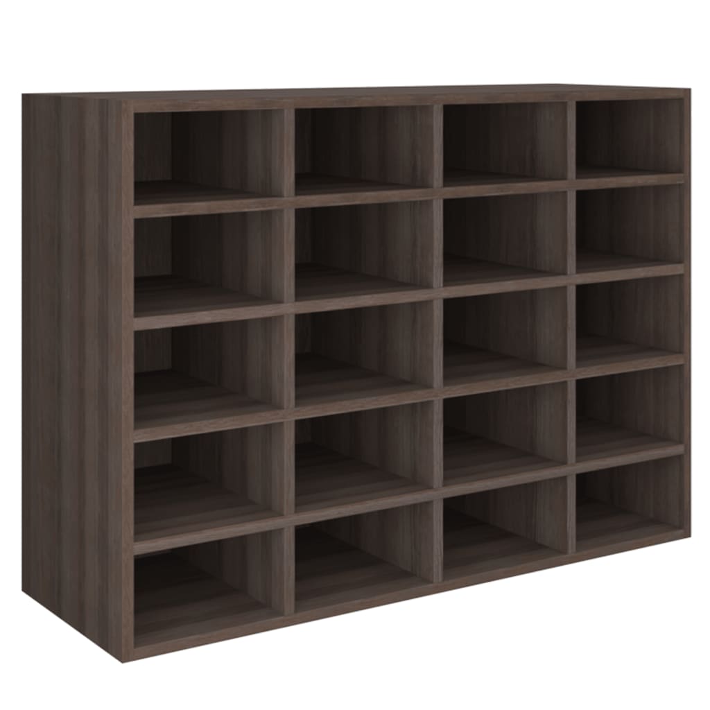 Kenkäteline lastulevy 92x30x67,5 cm harmaa Sonoma-tammi - Sisustajankoti.fi