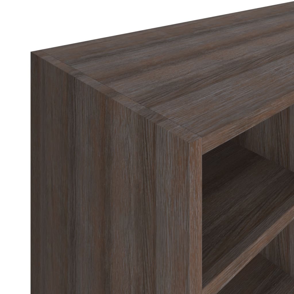 Kenkäteline lastulevy 92x30x67,5 cm harmaa Sonoma-tammi - Sisustajankoti.fi