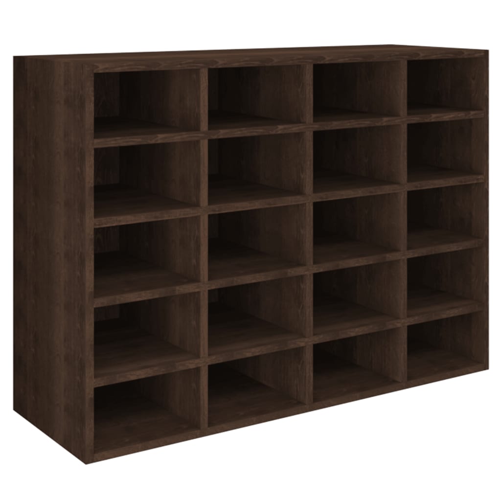 Kenkäteline lastulevy 92x30x67,5 cm savutammi - Sisustajankoti.fi