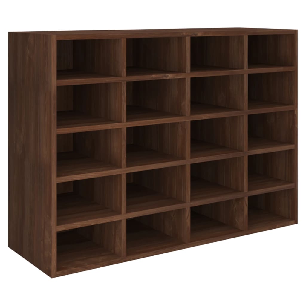 Kenkäteline lastulevy 92x30x67,5 cm ruskea tammi - Sisustajankoti.fi