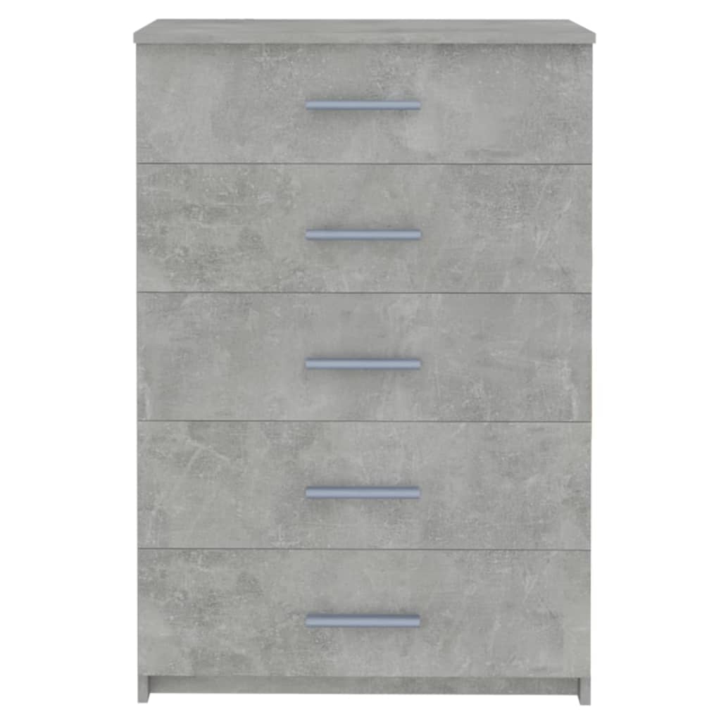Lipasto betoninharmaa 71x35x108 cm lastulevy - Sisustajankoti.fi