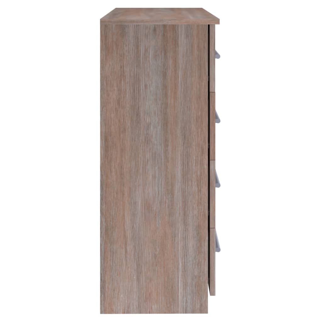 Senkki harmaa Sonoma-tammi 79x35x88 cm lastulevy - Sisustajankoti.fi