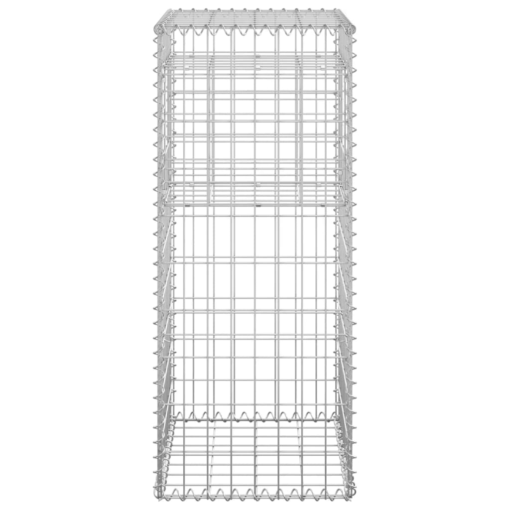 Kivikoripylväät 2 kpl 40x40x100 cm rauta - Sisustajankoti.fi