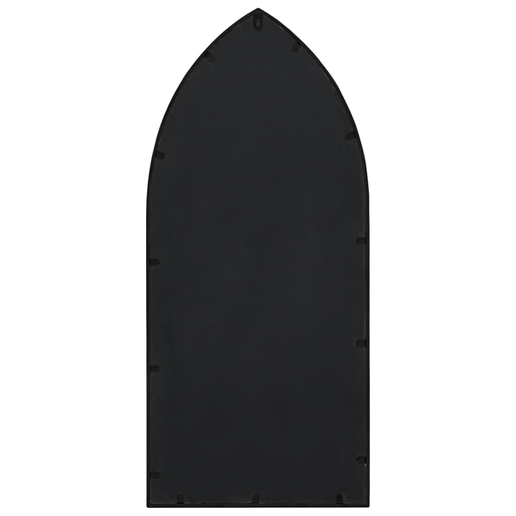 Puutarhapeili musta 70x30 cm rauta ulkokäyttöön - Sisustajankoti.fi