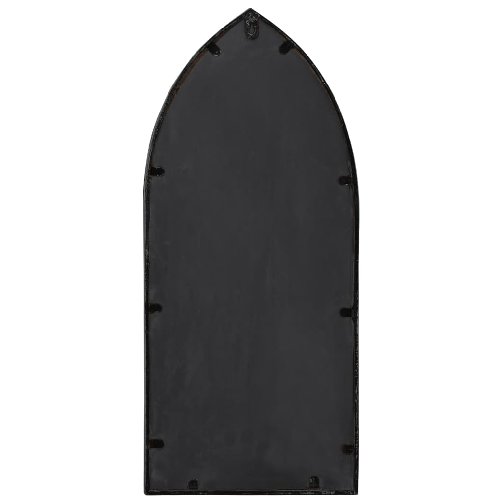 Puutarhapeili musta 70x30 cm rauta ulkokäyttöön - Sisustajankoti.fi