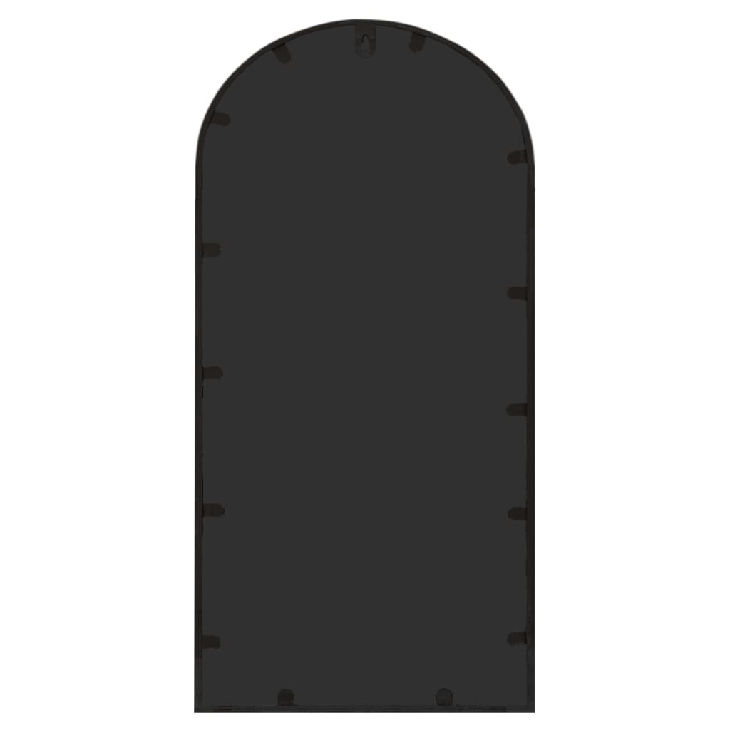 Puutarhapeili musta 70x30 cm rauta ulkokäyttöön - Sisustajankoti.fi
