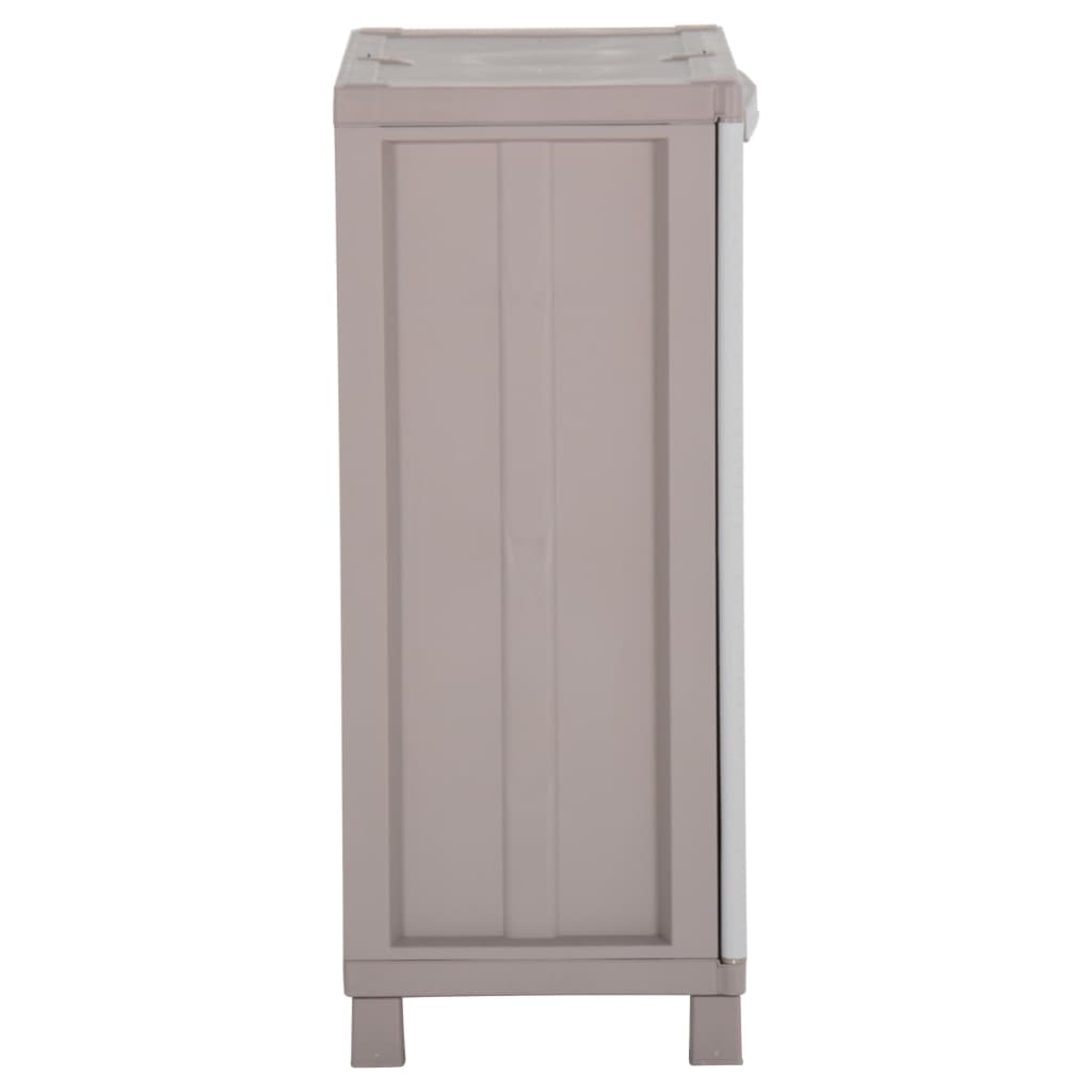 Säilytyskaappi 2 ovella 68x37,5x91,5 cm vaaleanharmaa ja beige - Sisustajankoti.fi