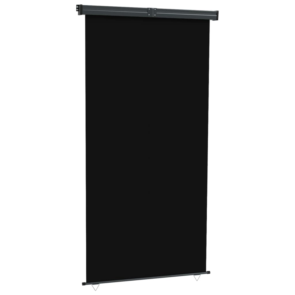 Parvekkeen sivumarkiisi 140x250 cm musta - Sisustajankoti.fi