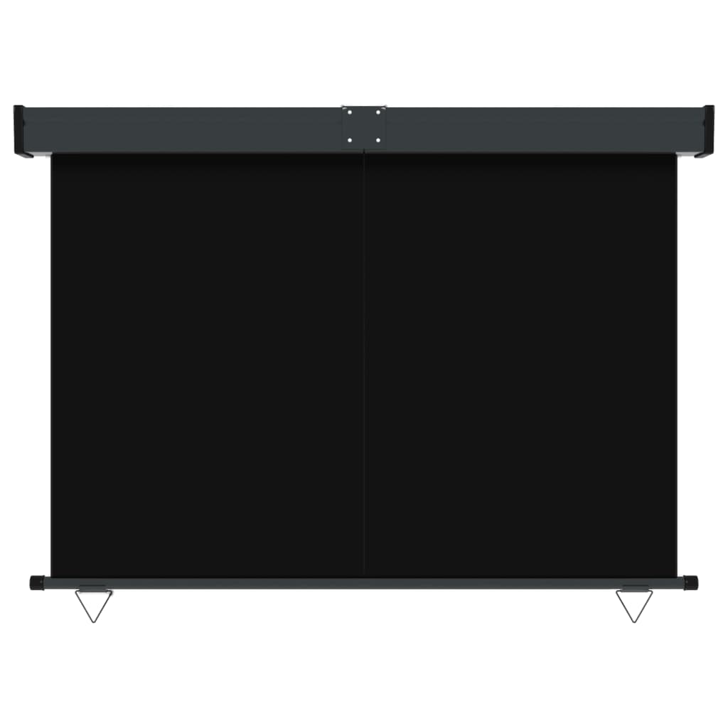 Parvekkeen sivumarkiisi 140x250 cm musta - Sisustajankoti.fi