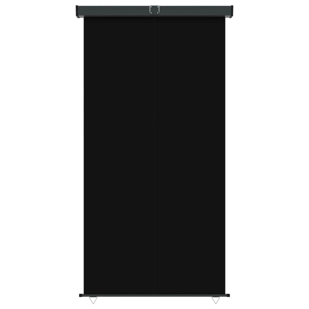 Parvekkeen sivumarkiisi 160x250 cm musta - Sisustajankoti.fi