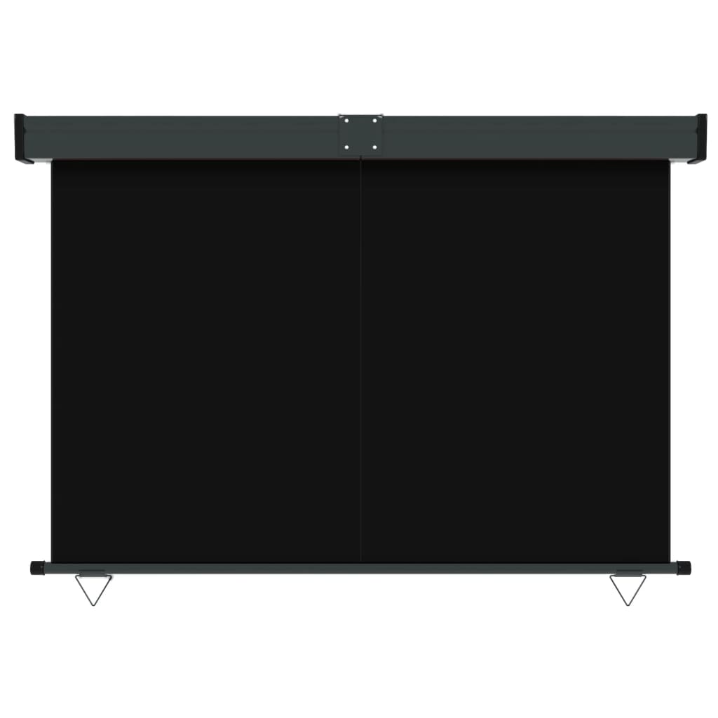 Parvekkeen sivumarkiisi 160x250 cm musta - Sisustajankoti.fi