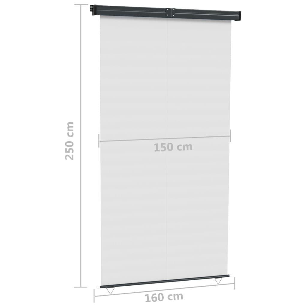 Parvekkeen sivumarkiisi 160x250 cm kerma - Sisustajankoti.fi