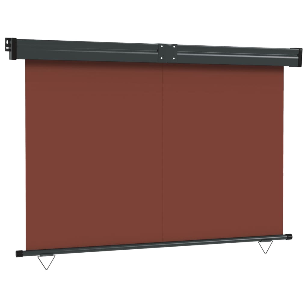 Parvekkeen sivumarkiisi 160x250 cm ruskea - Sisustajankoti.fi