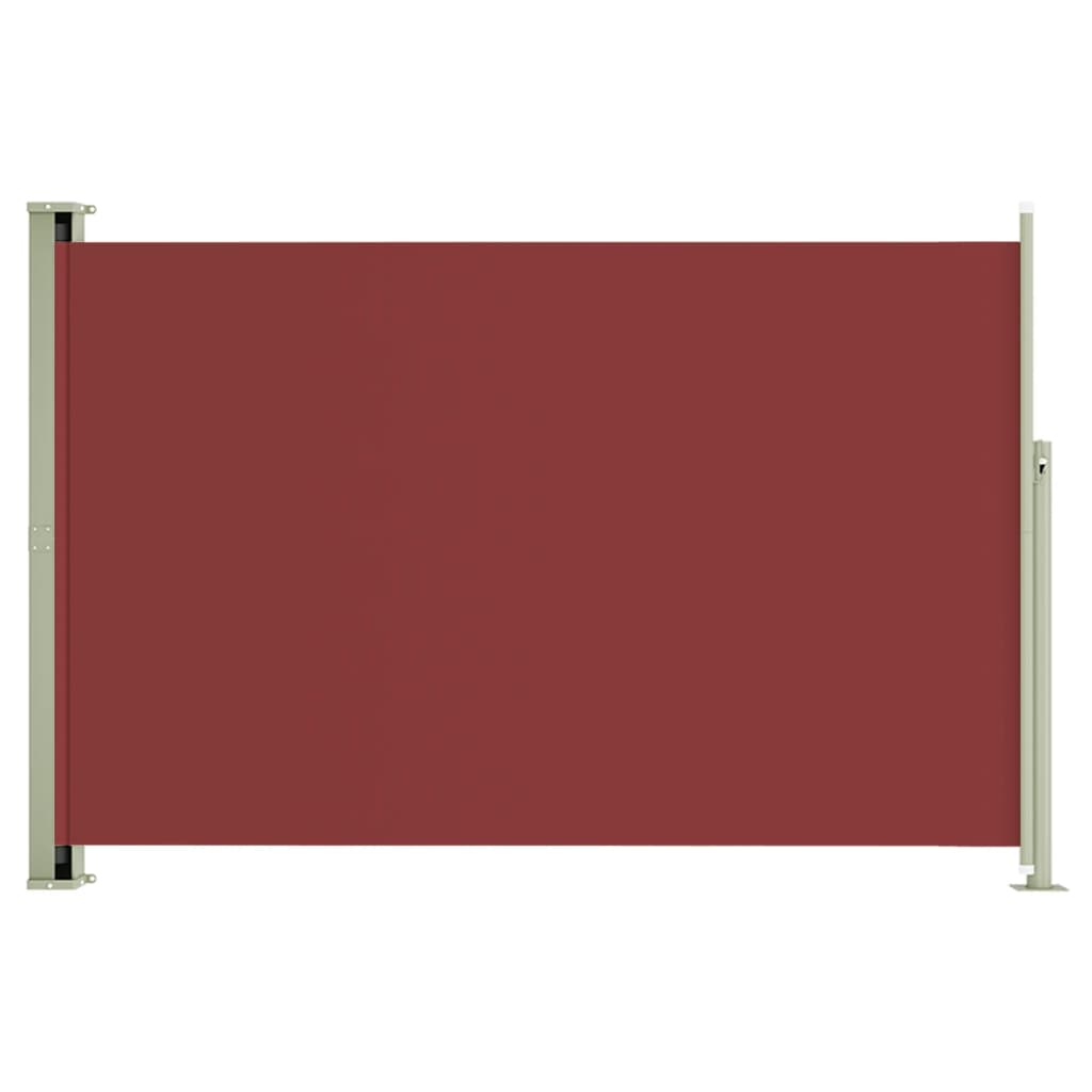 Sisäänvedettävä terassin sivumarkiisi 200x300 cm punainen - Sisustajankoti.fi