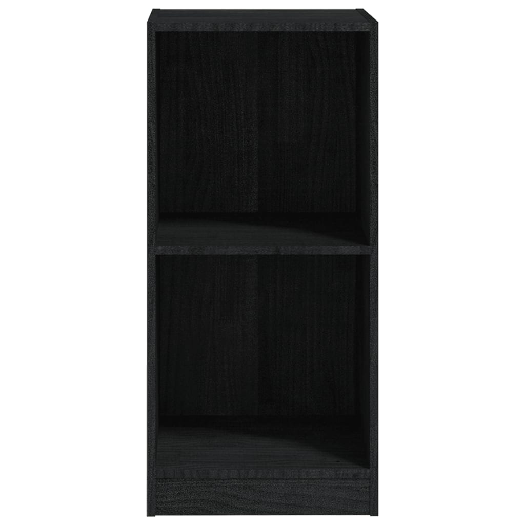 Sivukaappi musta 35,5x33,5x76 cm täysi mänty - Sisustajankoti.fi