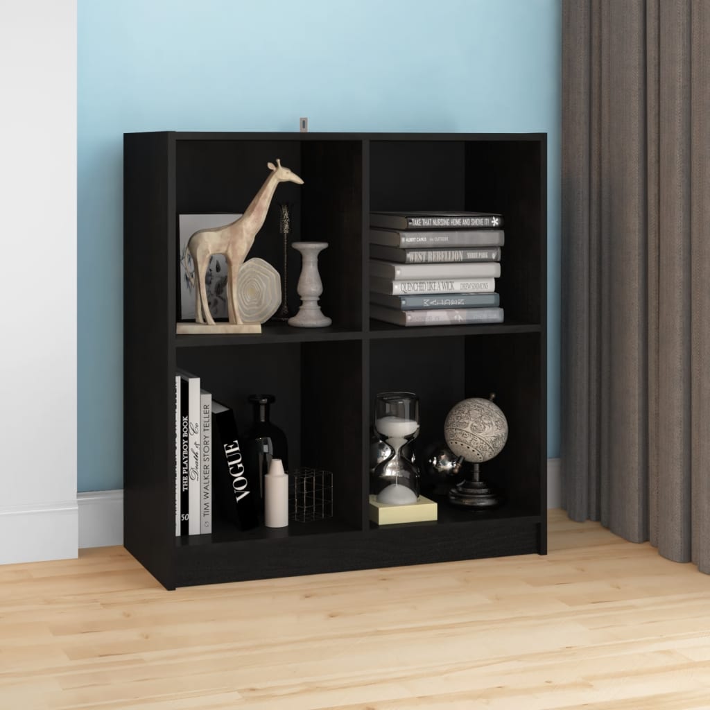 Senkki musta 70x33x76 cm täysi mänty - Sisustajankoti.fi