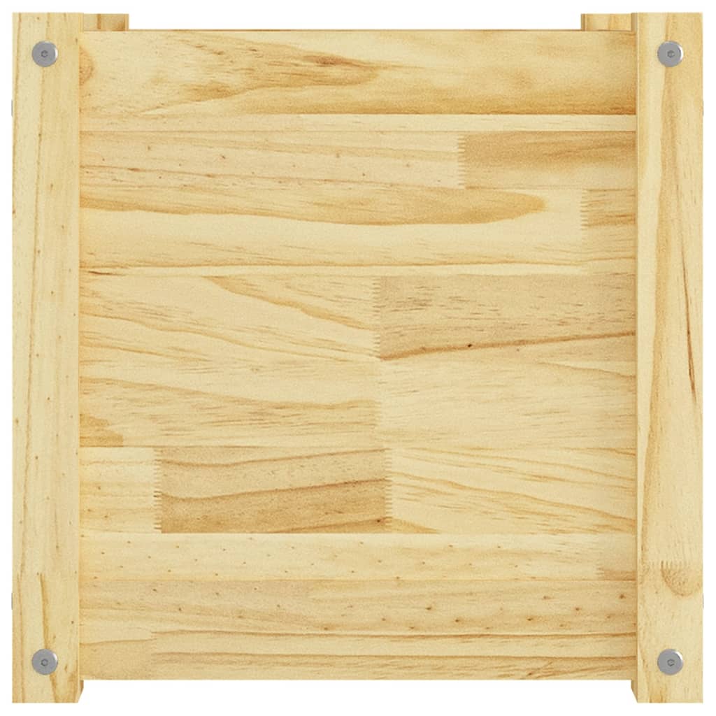 Puutarhan kukkalaatikot 2 kpl 40x40x40 cm täysi mänty - Sisustajankoti.fi