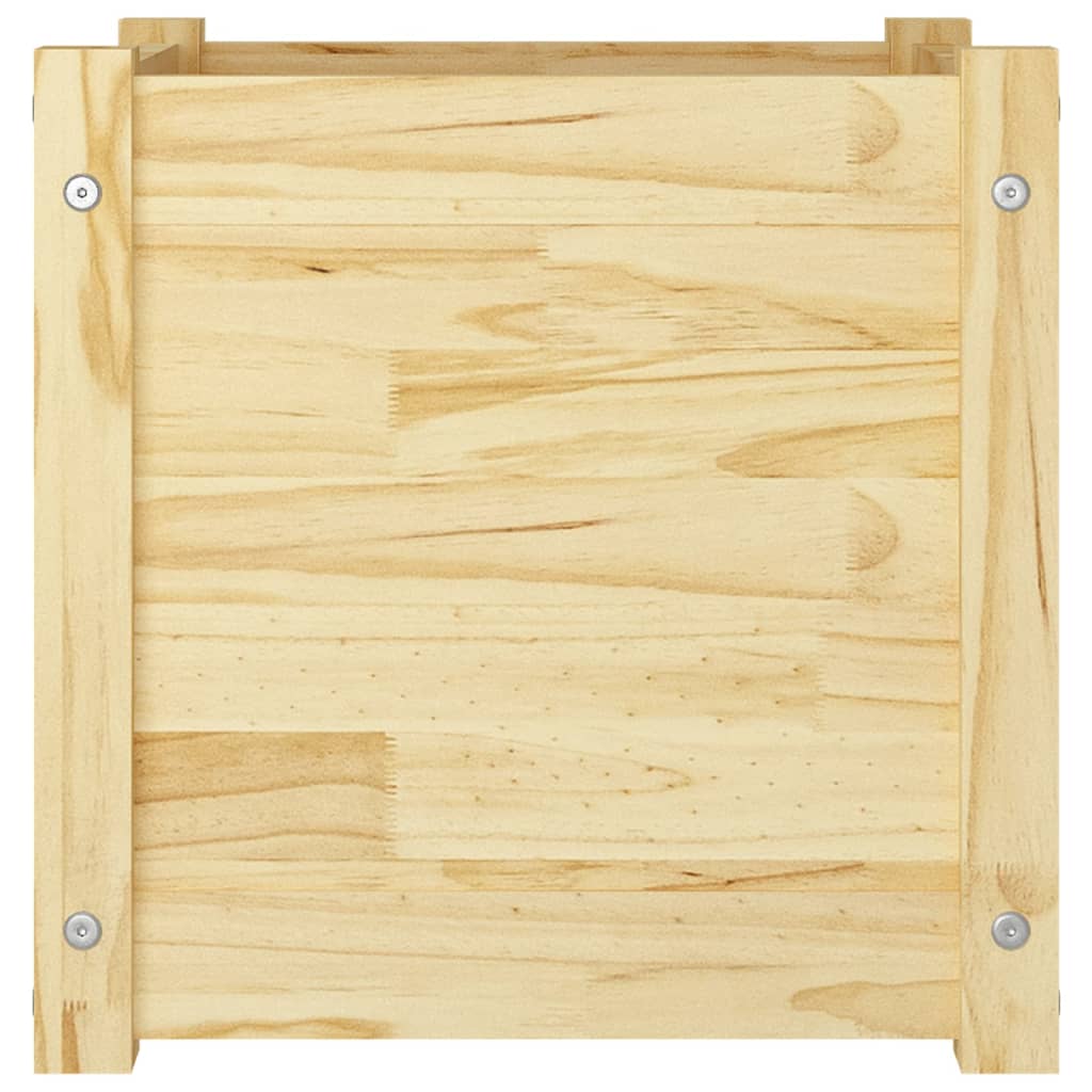 Puutarhan kukkalaatikot 2 kpl 40x40x40 cm täysi mänty - Sisustajankoti.fi