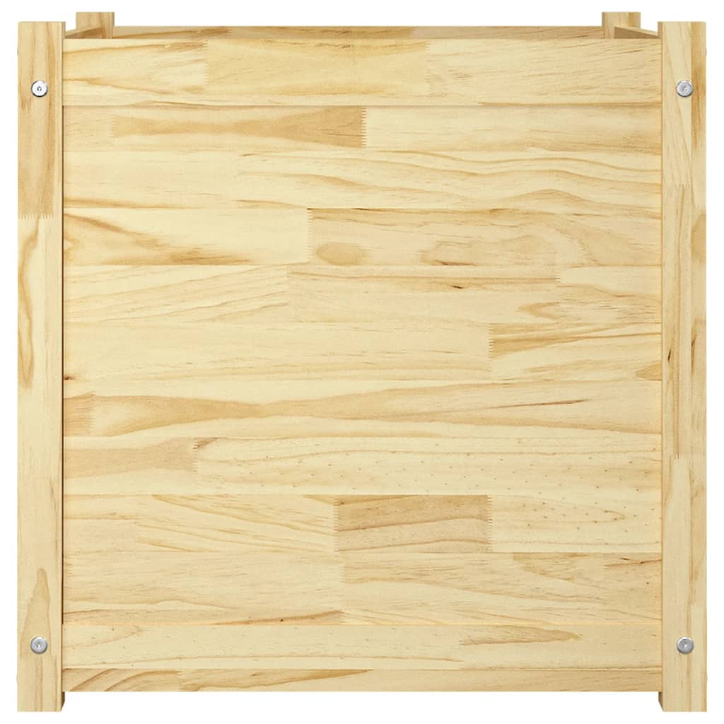 Puutarhan kukkalaatikot 2 kpl 60x60x60 cm täysi mänty - Sisustajankoti.fi