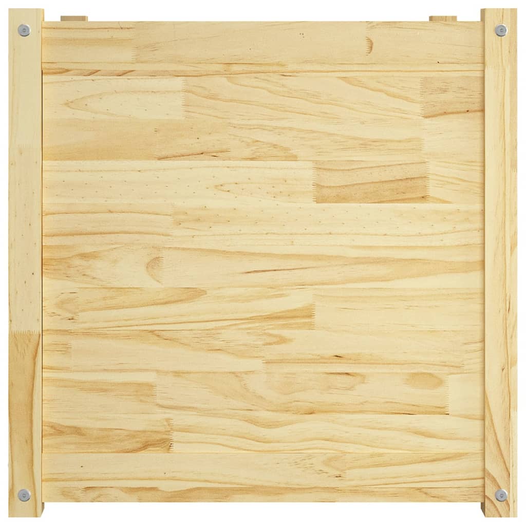 Puutarhan kukkalaatikot 2 kpl 60x60x60 cm täysi mänty - Sisustajankoti.fi