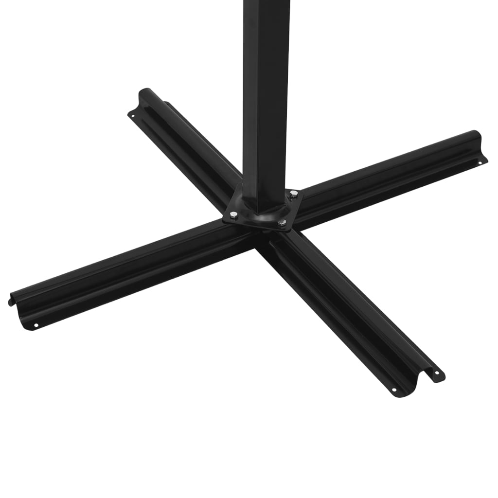 Riippuva aurinkovarjo puupylväällä 400x300 cm antrasiitti - Sisustajankoti.fi