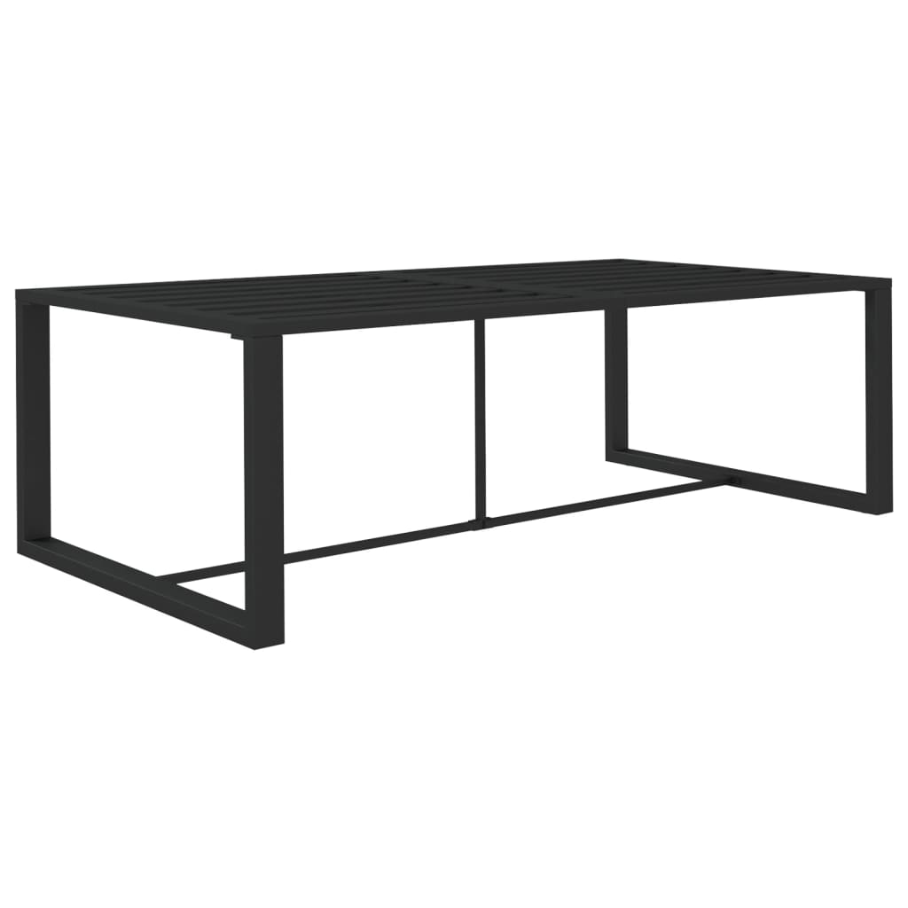 Ulkoruokapöytä antrasiitti 120x60x66 cm alumiini - Sisustajankoti.fi