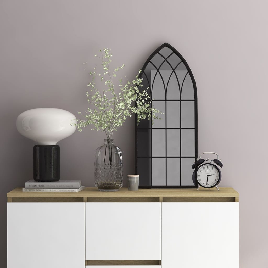 Peili musta 70x30 cm rauta sisäkäyttöön - Sisustajankoti.fi