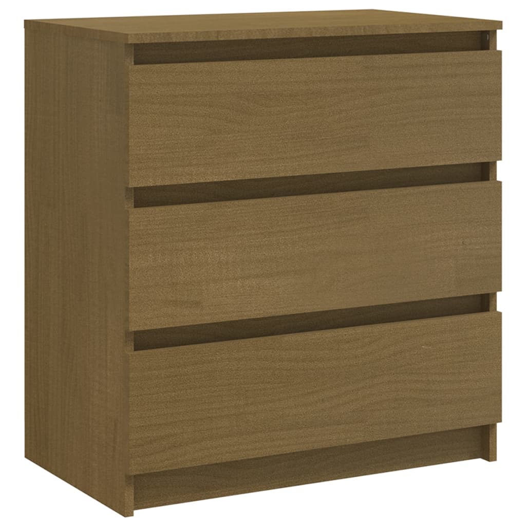 Yöpöydät 2 kpl hunajanruskea 60x36x64 cm täysi mänty - Sisustajankoti.fi