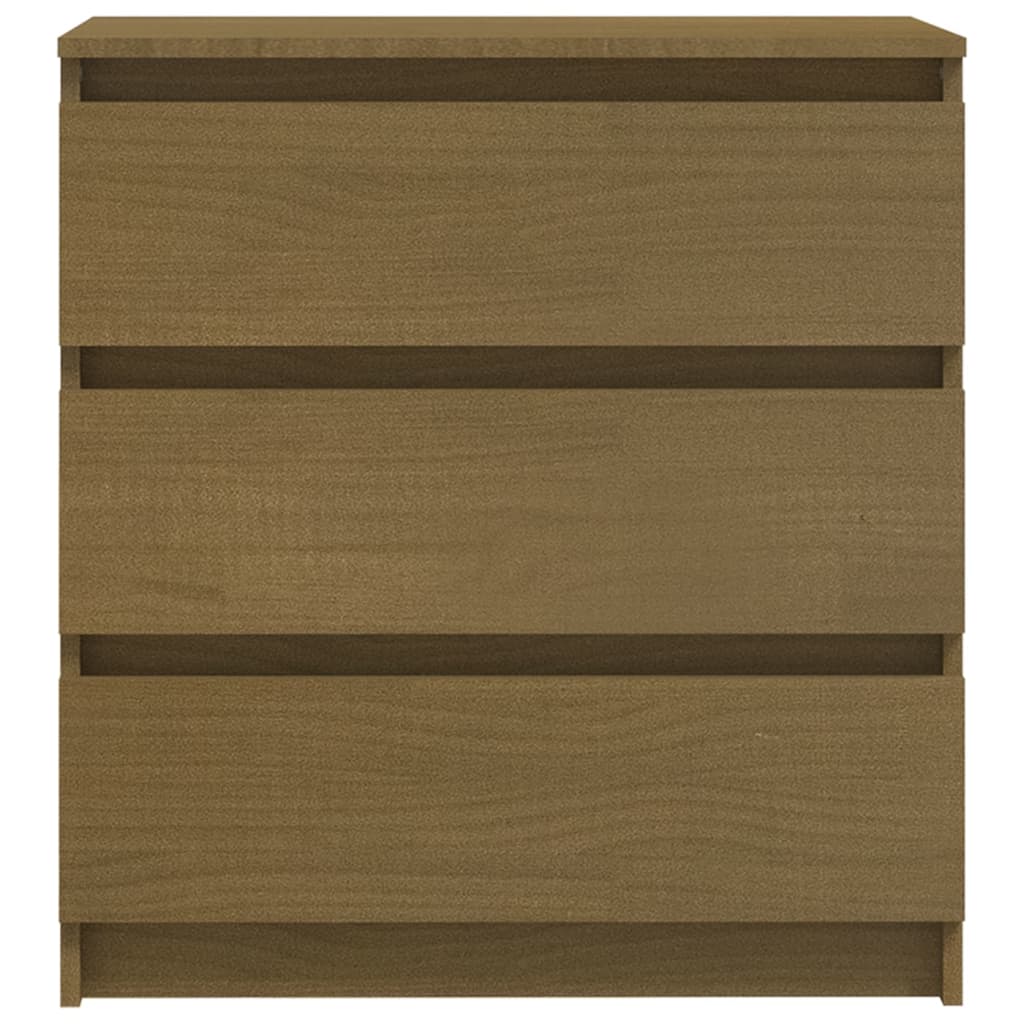 Yöpöydät 2 kpl hunajanruskea 60x36x64 cm täysi mänty - Sisustajankoti.fi