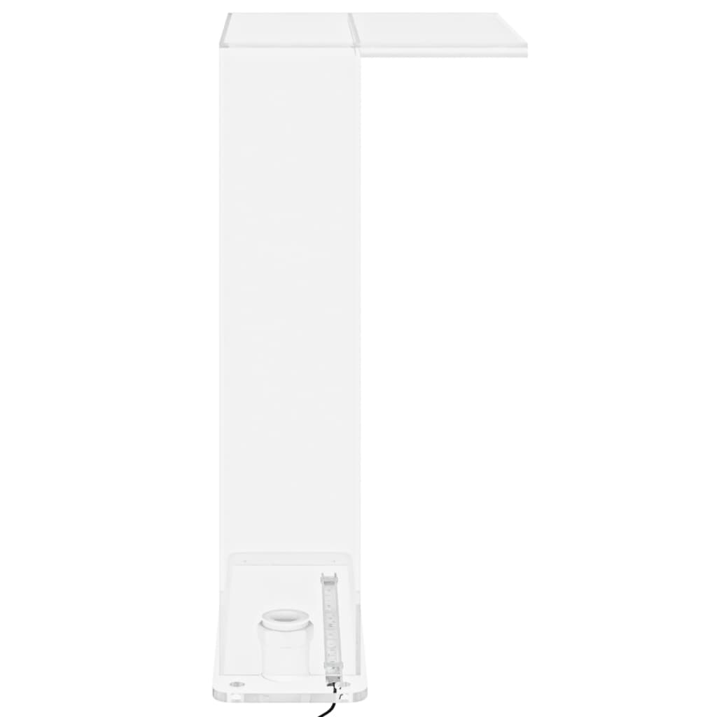 Uima-altaan suihkulähde RGB LED-valoilla akryyli 51 cm - Sisustajankoti.fi