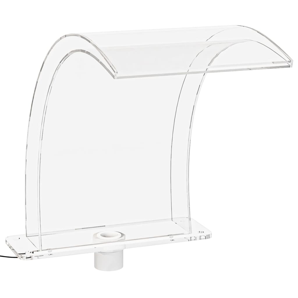 Uima-altaan suihkulähde RGB LED-valoilla akryyli 50 cm - Sisustajankoti.fi