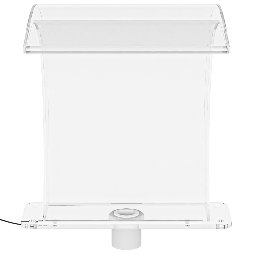 Uima-altaan suihkulähde RGB LED-valoilla akryyli 50 cm - Sisustajankoti.fi