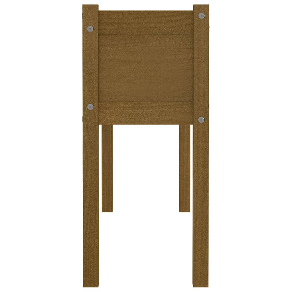 Puutarhan kukkalaatikot 2 kpl hunajanruskea 110x31x70 cm mänty - Sisustajankoti.fi