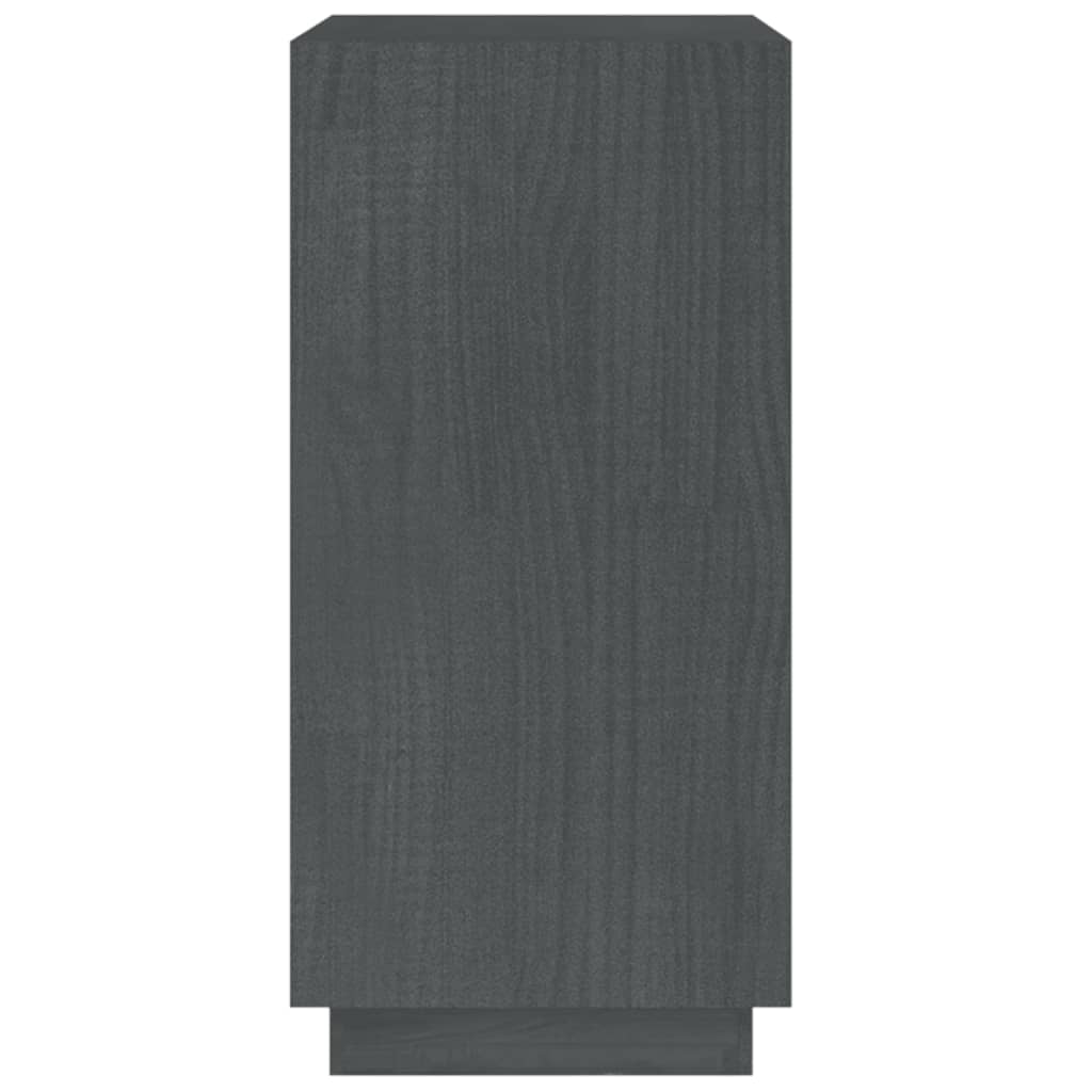 Kirjahylly harmaa 40x35x71 cm täysi mänty - Sisustajankoti.fi