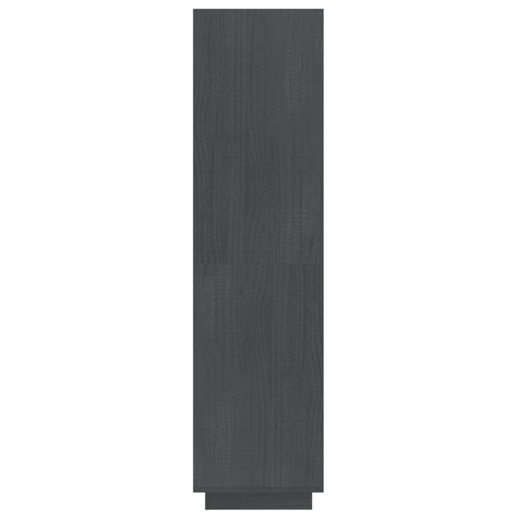 Kirjahylly/tilanjakaja harmaa 40x35x135 cm täysi mänty - Sisustajankoti.fi