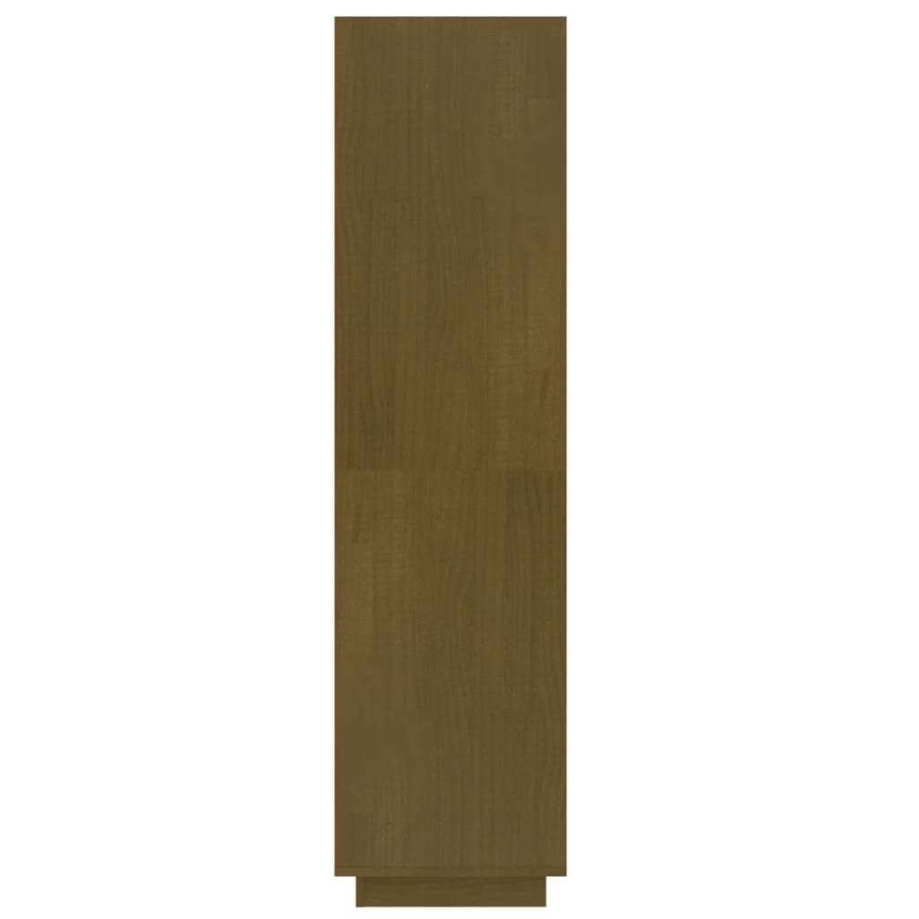 Kirjahylly/tilanjakaja hunajanruskea 40x35x135 cm täysi mänty - Sisustajankoti.fi