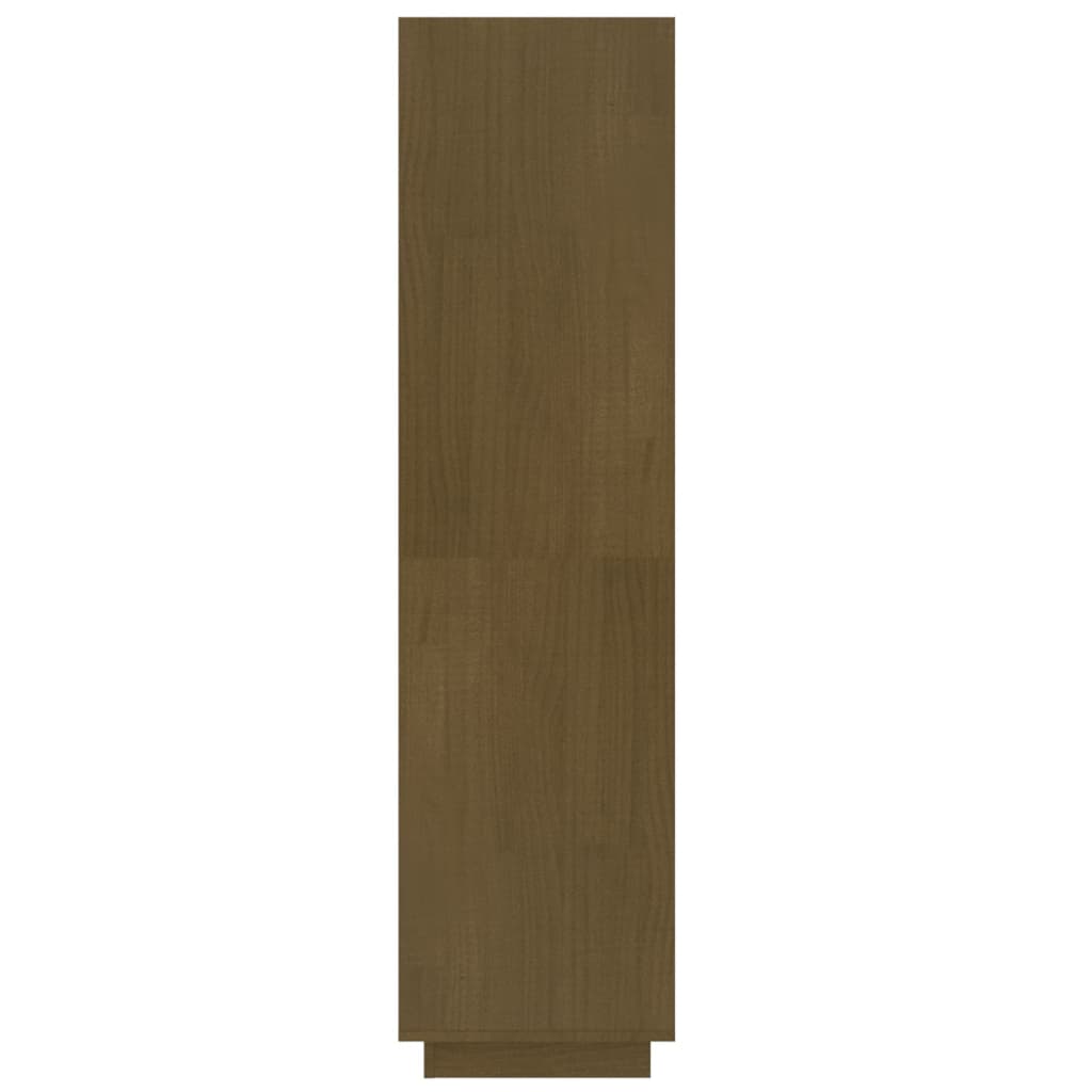Kirjahylly/tilanjakaja hunajanruskea 60x35x135 cm täysi mänty - Sisustajankoti.fi