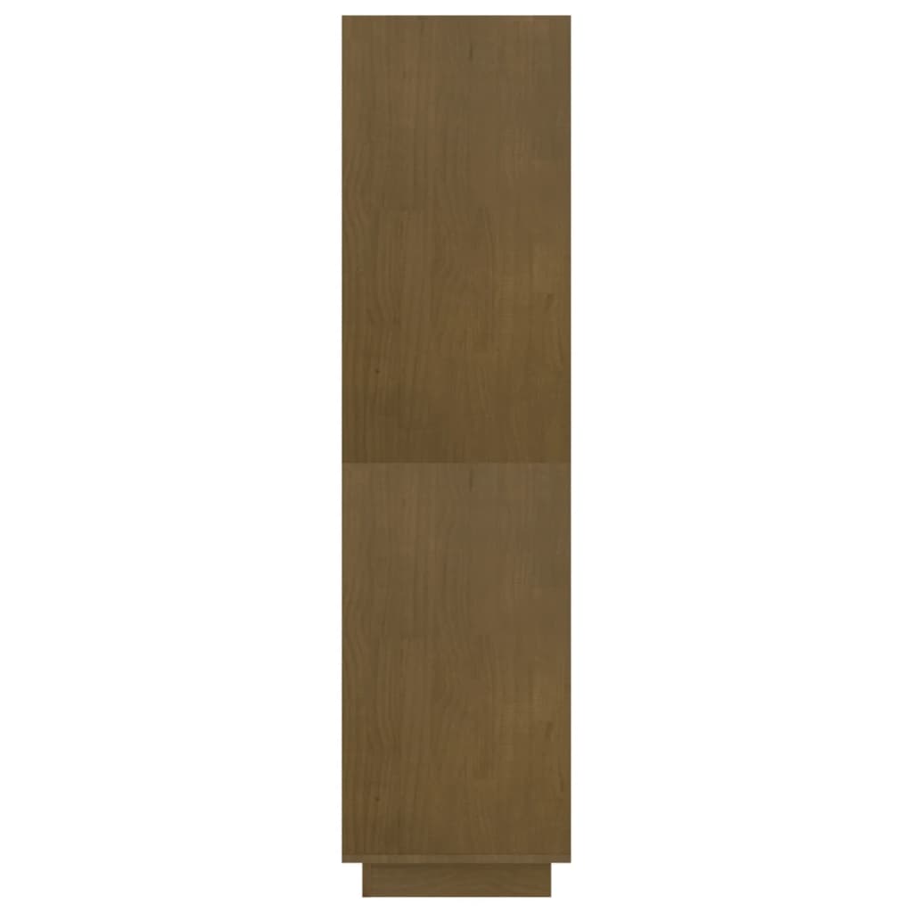 Kirjahylly/tilanjakaja hunajanruskea 80x35x135 cm täysi mänty - Sisustajankoti.fi