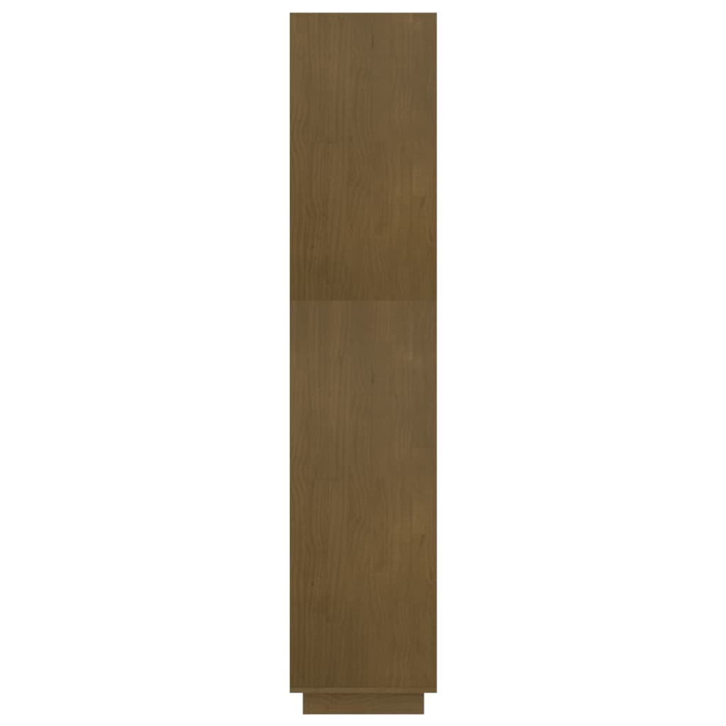 Kirjahylly/tilanjakaja hunajanruskea 80x35x167 cm täysi mänty - Sisustajankoti.fi