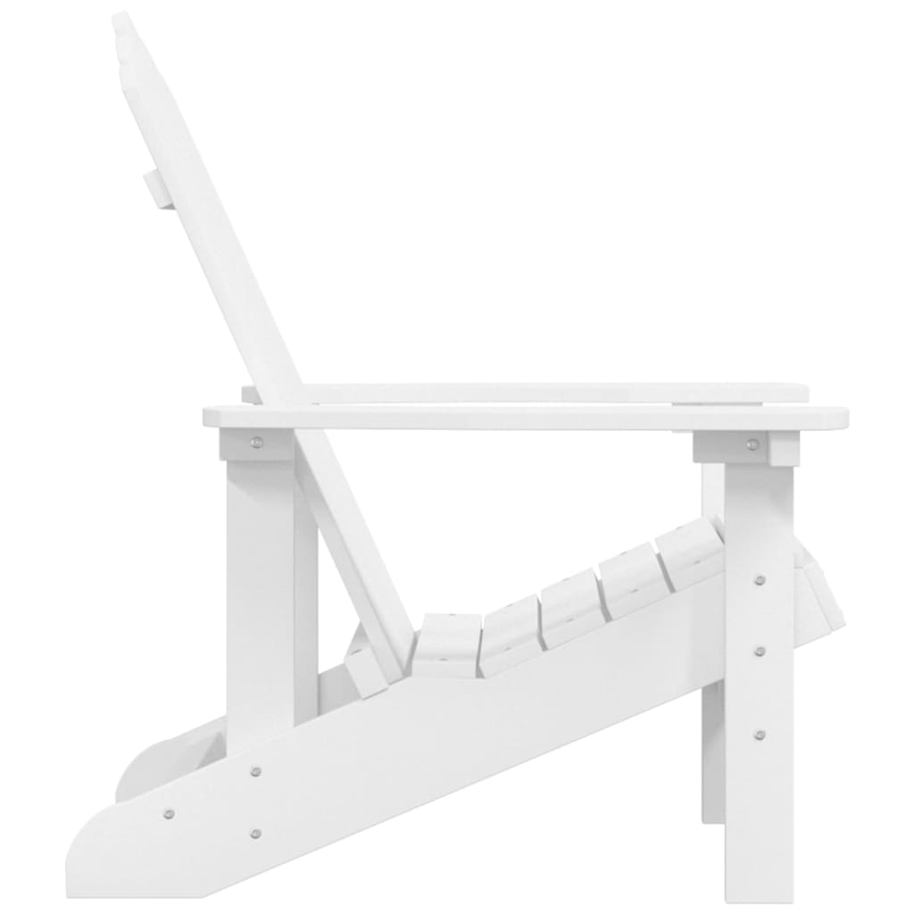 Adirondack puutarhatuoli HDPE valkoinen - Sisustajankoti.fi